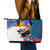 Personalized Filipino-American Leather Tote Bag The Eight-Rayed Sun with Bald Eagle - Wonder Print Shop