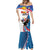 Personalized Filipino-American Mermaid Dress The Eight-Rayed Sun with Bald Eagle - Wonder Print Shop