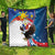 Personalized Filipino-American Quilt The Eight-Rayed Sun with Bald Eagle - Wonder Print Shop