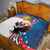 Personalized Filipino-American Quilt The Eight-Rayed Sun with Bald Eagle - Wonder Print Shop