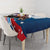 Personalized Filipino-American Tablecloth The Eight-Rayed Sun with Bald Eagle - Wonder Print Shop