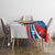 Personalized Filipino-American Tablecloth The Eight-Rayed Sun with Bald Eagle - Wonder Print Shop