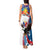 Personalized Filipino-American Tank Maxi Dress The Eight-Rayed Sun with Bald Eagle - Wonder Print Shop