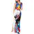 Personalized Filipino-American Tank Maxi Dress The Eight-Rayed Sun with Bald Eagle - Wonder Print Shop
