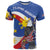 Personalized Filipino-American T Shirt Philippines Coat Of Arms with Bald Eagle - Wonder Print Shop