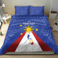 Personalized Pilipinas Eight-Rayed Sun Bedding Set Philippines Map With Polynesian Style LT9 - Wonder Print Shop