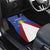 Personalized Pilipinas Eight-Rayed Sun Car Mats Philippines Map With Polynesian Style LT9 - Wonder Print Shop