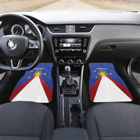 Personalized Pilipinas Eight-Rayed Sun Car Mats Philippines Map With Polynesian Style LT9 - Wonder Print Shop