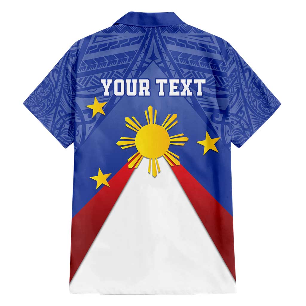 Personalized Pilipinas Eight-Rayed Sun Family Matching Short Sleeve Bodycon Dress and Hawaiian Shirt Philippines Map With Polynesian Style - Wonder Print Shop