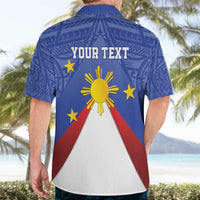 Personalized Pilipinas Eight-Rayed Sun Hawaiian Shirt Philippines Map With Polynesian Style - Wonder Print Shop