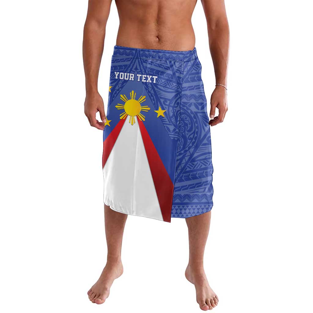 Personalized Pilipinas Eight-Rayed Sun Lavalava Philippines Map With Polynesian Style - Wonder Print Shop