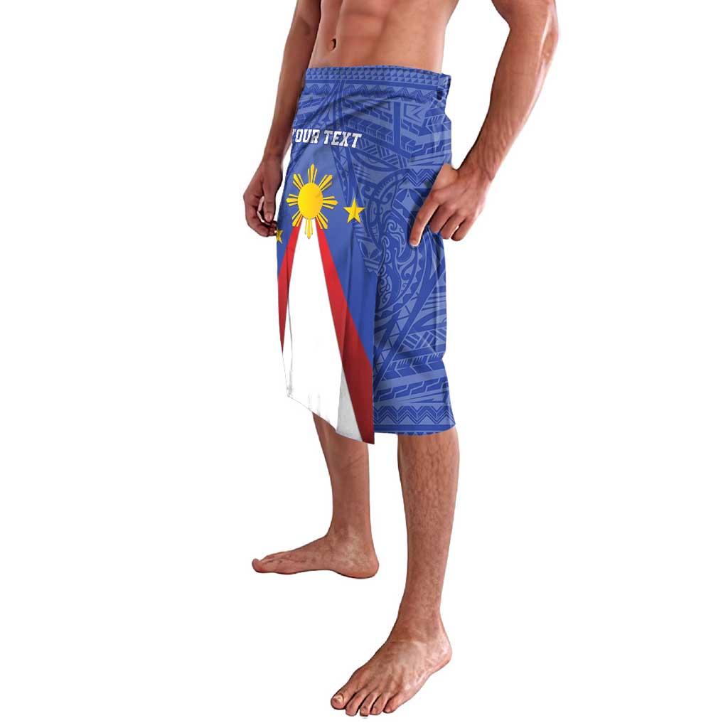Personalized Pilipinas Eight-Rayed Sun Lavalava Philippines Map With Polynesian Style - Wonder Print Shop
