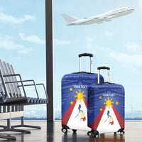 Personalized Pilipinas Eight-Rayed Sun Luggage Cover Philippines Map With Polynesian Style - Wonder Print Shop
