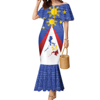 Personalized Pilipinas Eight-Rayed Sun Mermaid Dress Philippines Map With Polynesian Style - Wonder Print Shop