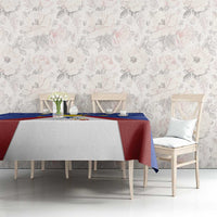 Personalized Pilipinas Eight-Rayed Sun Tablecloth Philippines Map With Polynesian Style - Wonder Print Shop