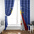 Personalized Pilipinas Eight-Rayed Sun Window Curtain Philippines Map With Polynesian Style - Wonder Print Shop