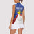 Personalized Pilipinas Eight-Rayed Sun Women Sleeveless Polo Shirt Philippines Map With Polynesian Style - Wonder Print Shop