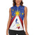 Personalized Pilipinas Eight-Rayed Sun Women Sleeveless Polo Shirt Philippines Map With Polynesian Style - Wonder Print Shop
