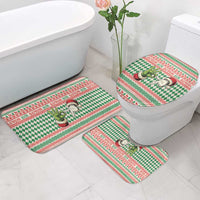 Six Seven Meme Bathroom Set Funny Green Hand Christmas - Wonder Print Shop