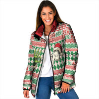 Six Seven Meme Personalized Padded Jacket Funny Green Hand Christmas - Wonder Print Shop