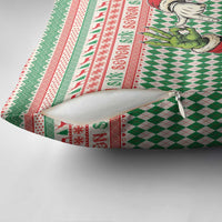 Six Seven Meme Pillow Cover Funny Green Hand Christmas - Wonder Print Shop