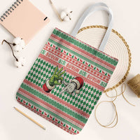 Six Seven Meme Tote Bag Funny Green Hand Christmas - Wonder Print Shop