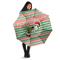 Six Seven Meme Umbrella Funny Green Hand Christmas - Wonder Print Shop