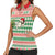 Six Seven Meme Personalized Women Sleeveless Polo Shirt Funny Green Hand Christmas - Wonder Print Shop