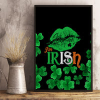 Kiss Me Im Irish St Patricks Day Canvas Wall Art LT9 - Wonder Print Shop