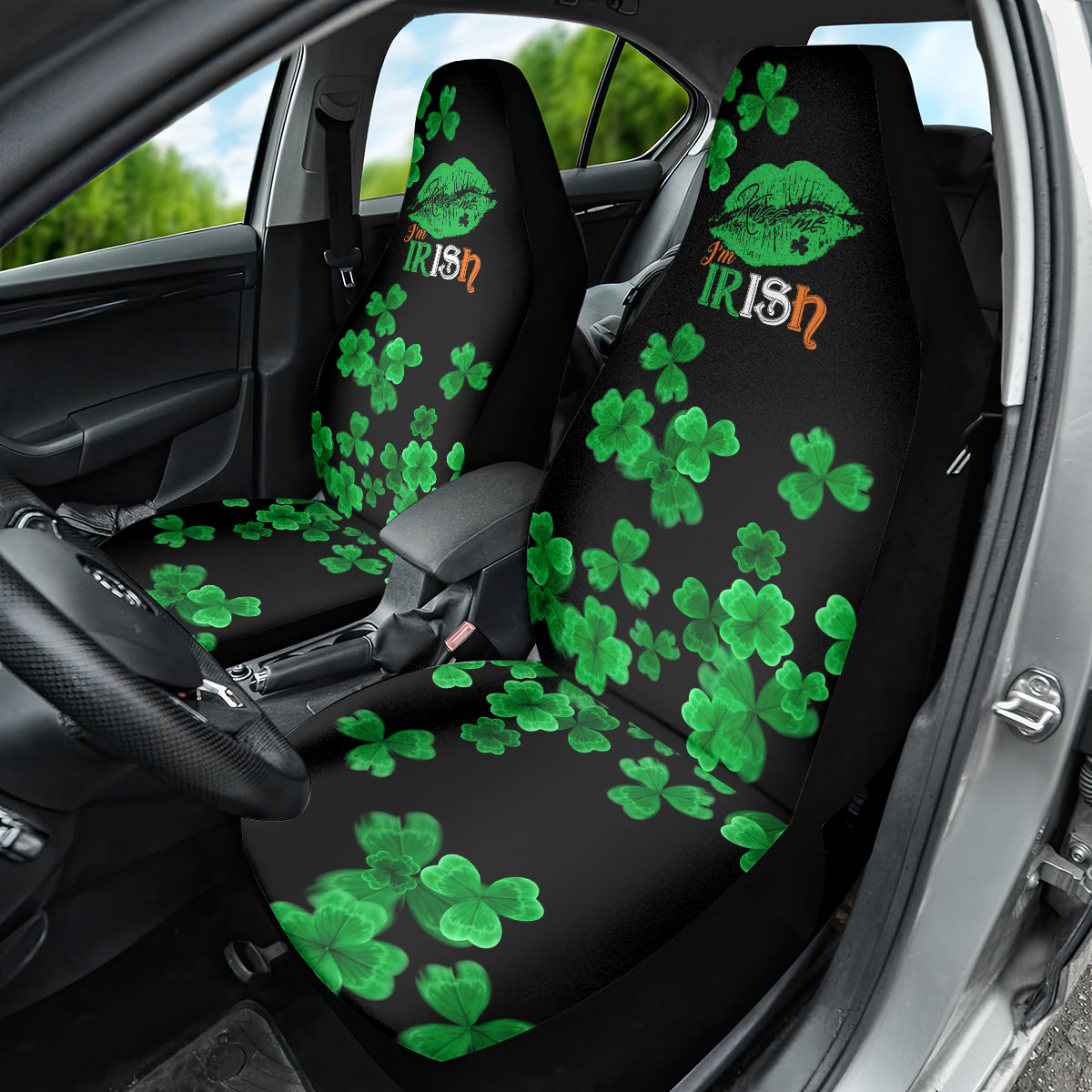 Kiss Me Im Irish St Patricks Day Car Seat Cover LT9 - Wonder Print Shop