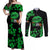 Kiss Me Im Irish St Patricks Day Couples Matching Off Shoulder Maxi Dress and Long Sleeve Button Shirt LT9 - Wonder Print Shop
