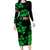 Kiss Me Im Irish St Patricks Day Family Matching Long Sleeve Bodycon Dress and Hawaiian Shirt LT9 - Wonder Print Shop