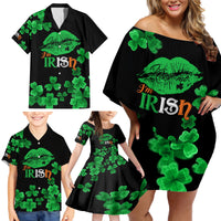 Kiss Me Im Irish St Patricks Day Family Matching Off Shoulder Short Dress and Hawaiian Shirt LT9 - Wonder Print Shop
