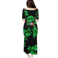 Kiss Me Im Irish St Patricks Day Family Matching Puletasi and Hawaiian Shirt - Wonder Print Shop