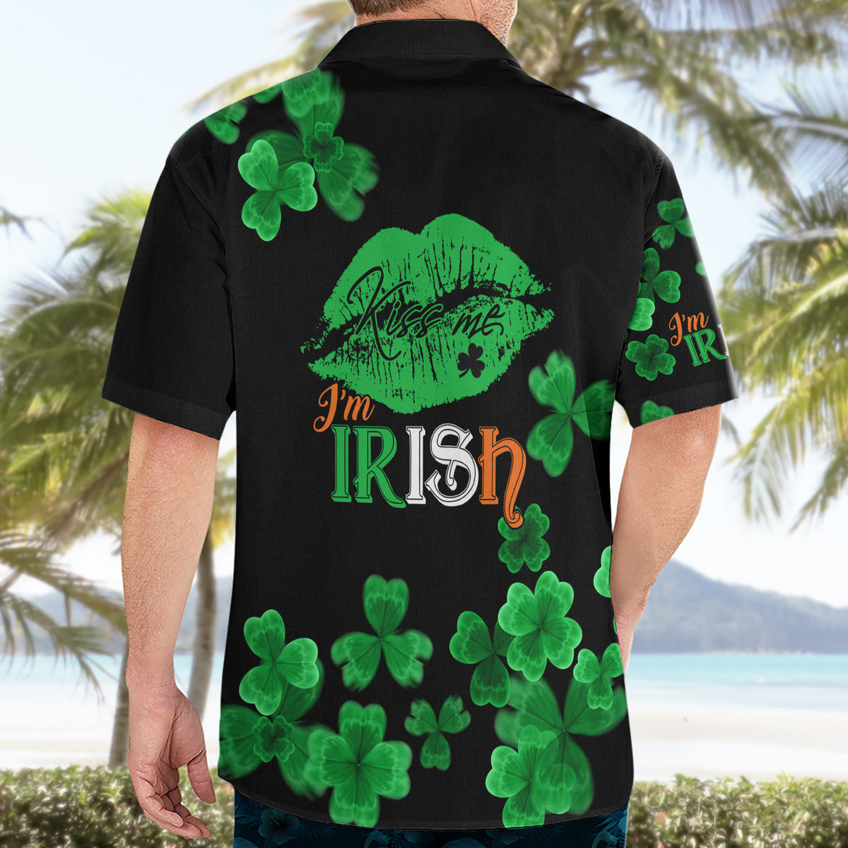 Kiss Me Im Irish St Patricks Day Hawaiian Shirt - Wonder Print Shop