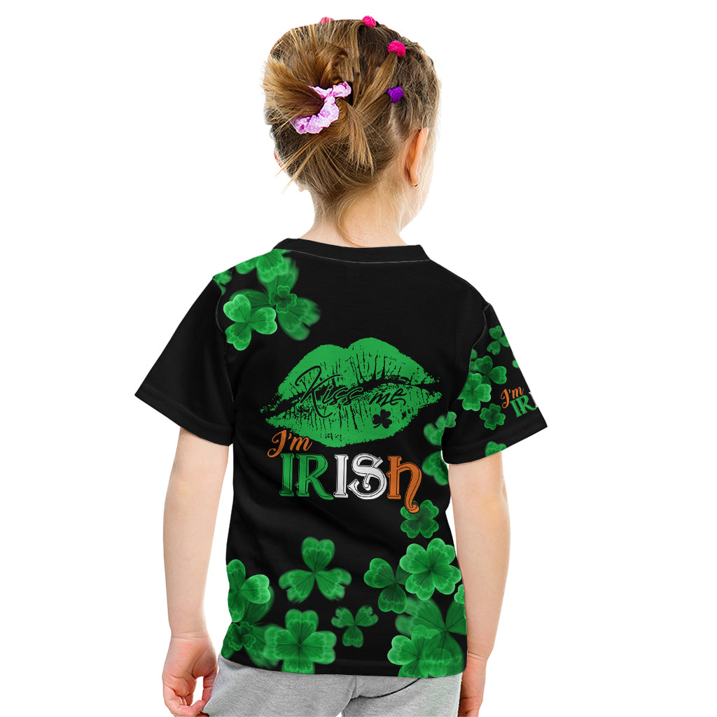Kiss Me Im Irish St Patricks Day Kid T Shirt - Wonder Print Shop