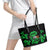 Kiss Me Im Irish St Patricks Day Leather Tote Bag - Wonder Print Shop