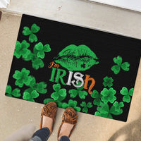 Kiss Me Im Irish St Patricks Day Rubber Doormat - Wonder Print Shop