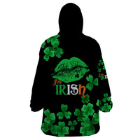 Kiss Me Im Irish St Patricks Day Wearable Blanket Hoodie - Wonder Print Shop