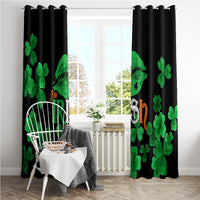 Kiss Me Im Irish St Patricks Day Window Curtain - Wonder Print Shop