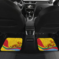 Grenada Independence Day Car Mats Bougainvillea Flowers Flag Style LT9 - Wonder Print Shop