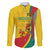 Grenada Independence Day Family Matching Long Sleeve Bodycon Dress and Hawaiian Shirt Bougainvillea Flowers Flag Style LT9 - Wonder Print Shop