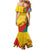 Grenada Independence Day Family Matching Mermaid Dress and Hawaiian Shirt Bougainvillea Flowers Flag Style LT9 - Wonder Print Shop