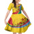 Grenada Independence Day Family Matching Summer Maxi Dress and Hawaiian Shirt Bougainvillea Flowers Flag Style - Wonder Print Shop