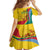 Grenada Independence Day Family Matching Summer Maxi Dress and Hawaiian Shirt Bougainvillea Flowers Flag Style - Wonder Print Shop