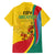 Grenada Independence Day Family Matching Summer Maxi Dress and Hawaiian Shirt Bougainvillea Flowers Flag Style - Wonder Print Shop