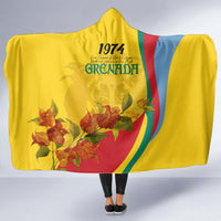 grenada-independence-day-hooded-blanket-bougainvillea-flowers-flag-style