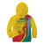 Grenada Independence Day Kid Hoodie Bougainvillea Flowers Flag Style - Wonder Print Shop