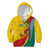 Grenada Independence Day Kid Hoodie Bougainvillea Flowers Flag Style - Wonder Print Shop