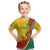 Grenada Independence Day Kid T Shirt Bougainvillea Flowers Flag Style - Wonder Print Shop